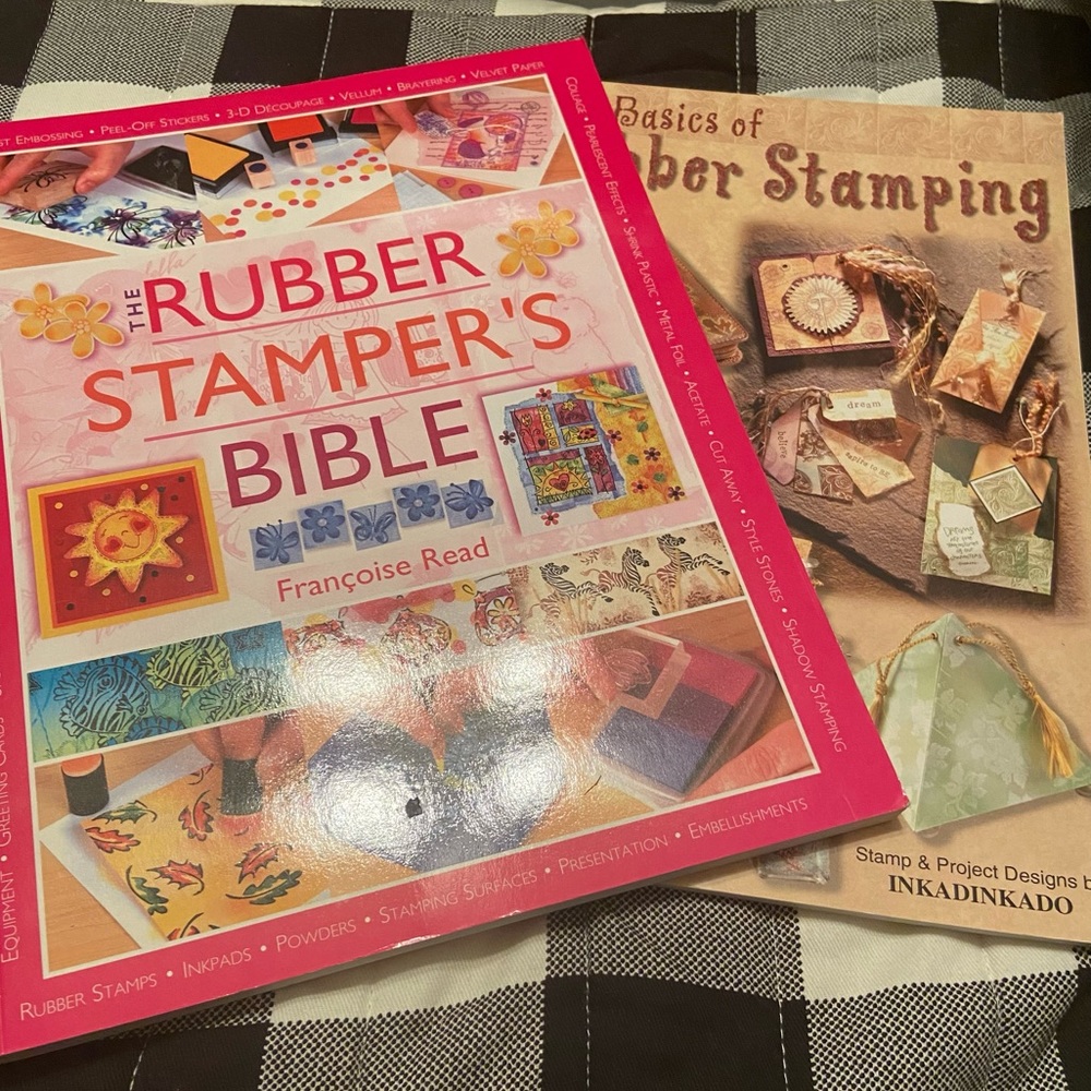 Two Rubber Stamping How-to Books